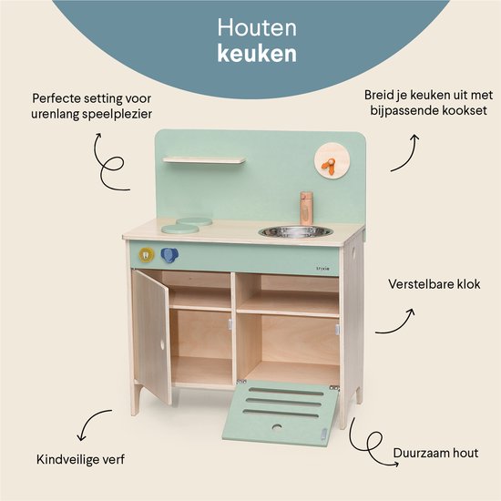 Trixie Houten Keukentje van Trixie — afbeelding 4