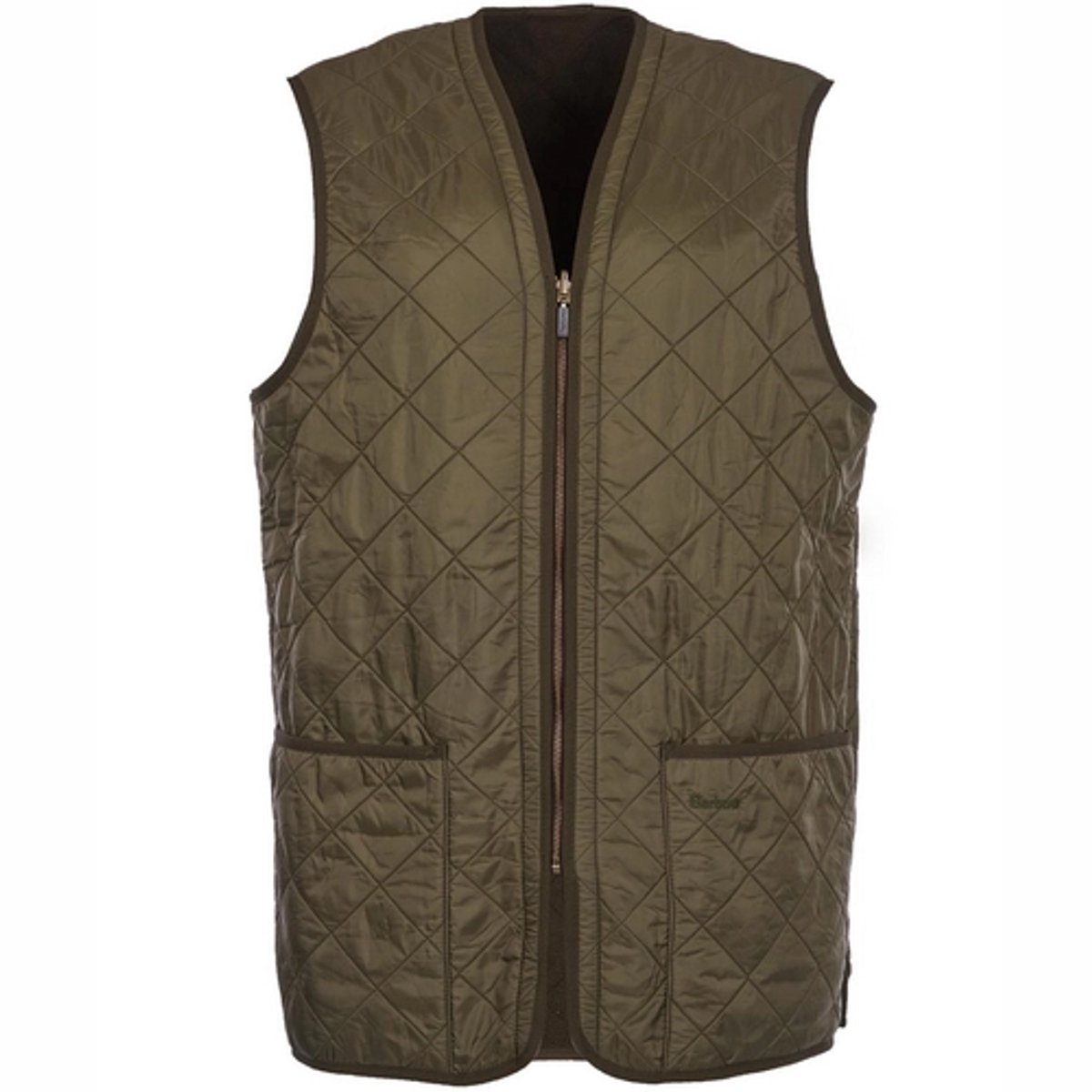 Bodywarmer Barbour Men Polarquilt Waistcoat/Zip-In Liner Groen