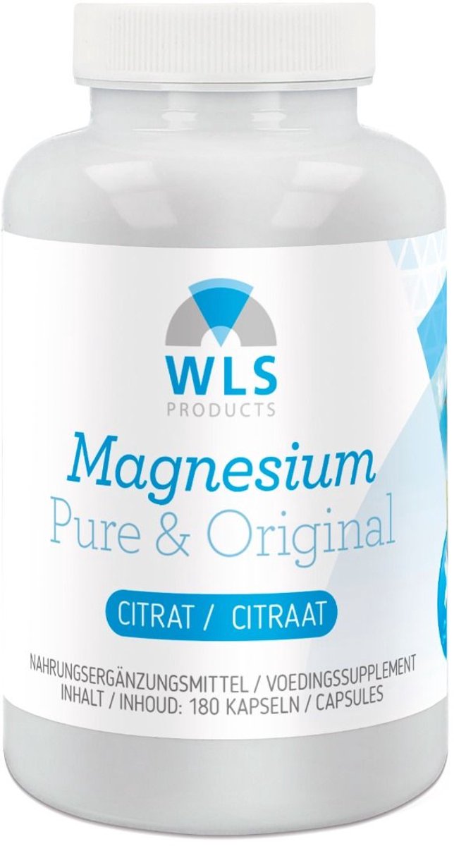 Goedkoopste WLS Magnesium Citraat 560 mg capsules 180 st