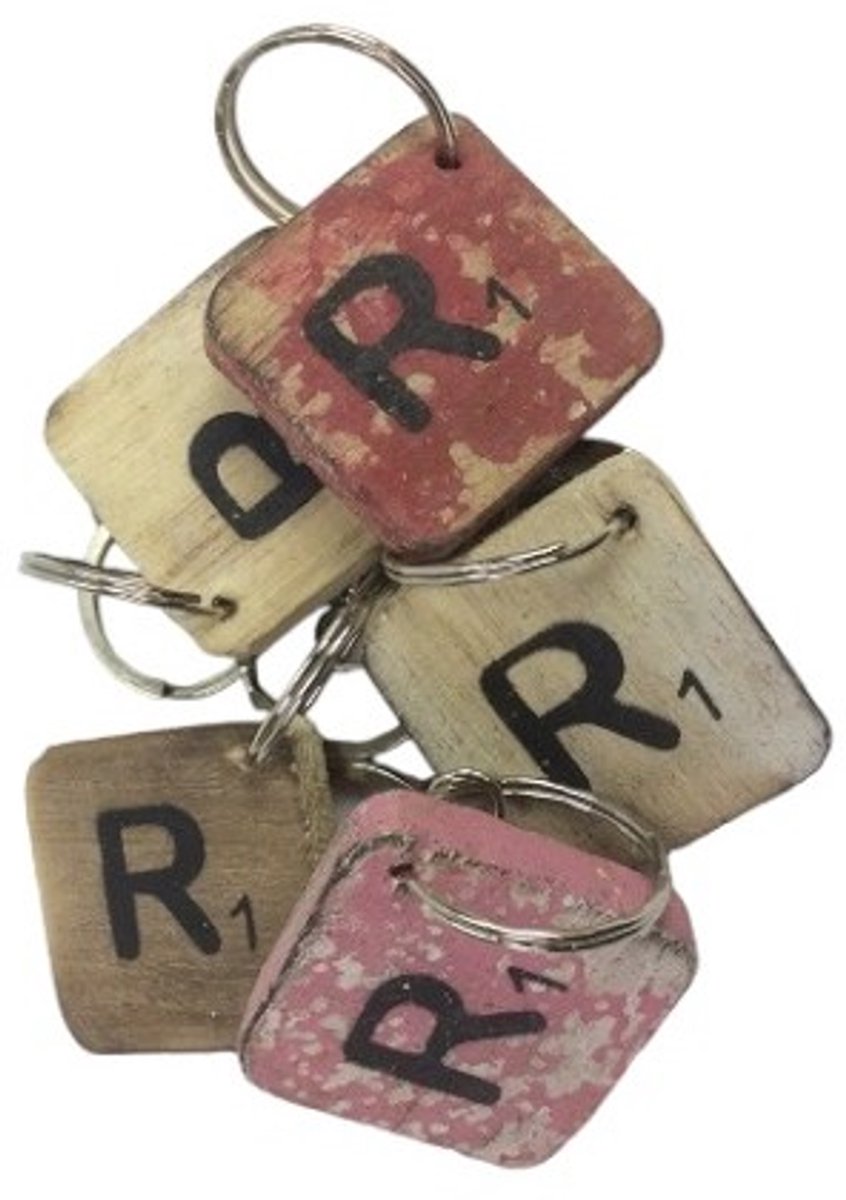 Sleutelhanger letter R