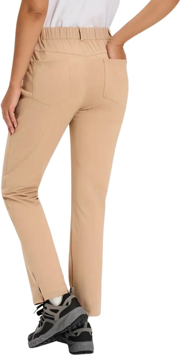 Livano Golfbroek Dames - Golfkleding - Golfen - Golf Accessoires - Nette Pantalon - Beige XXL - Maat 44 van Merkloos — afbeelding 2