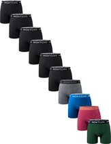 MONTCHO - Dazzle Series - Boxershort Heren - Onderbroeken Heren - Boxershorts - Ondergoed - Hue Fusion - 10 Pack - Maat: (S - XXL)