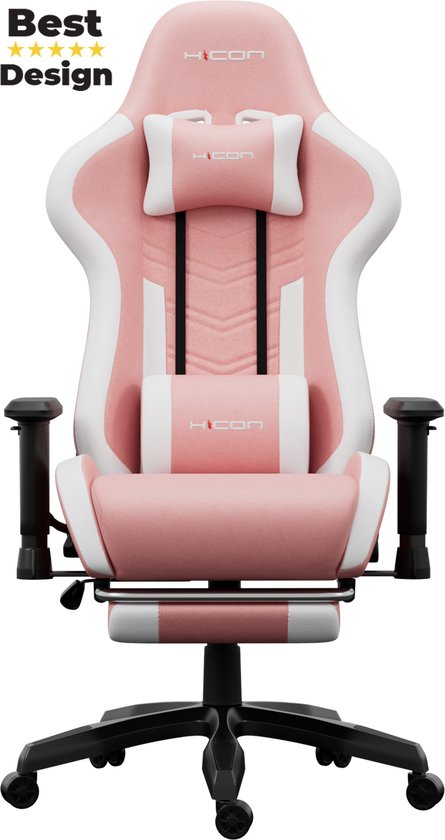 IN.HOMEXL Powell Gamestoel - Ergonomische Bureaustoel - Voetsteun