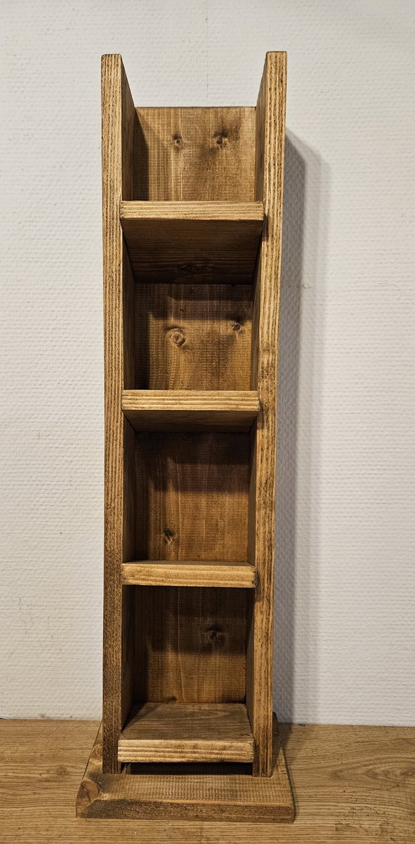 Toiletrolhouder 4 vaks hout
