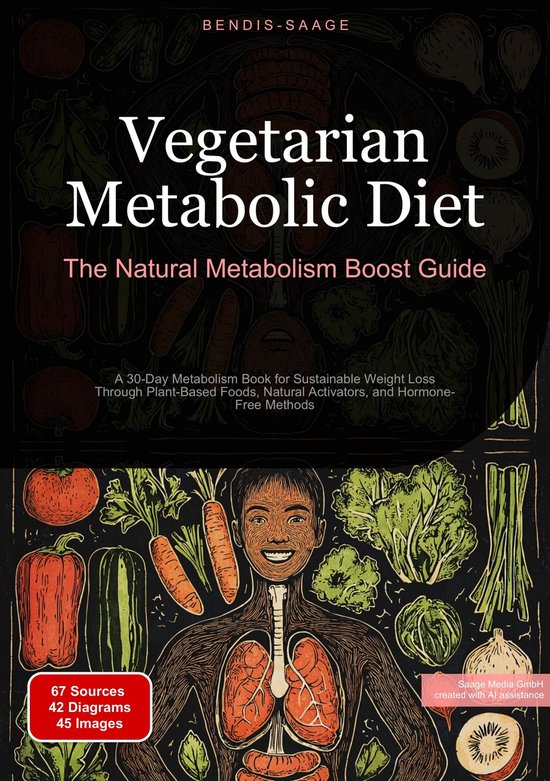 Vegetarian Metabolic Diet: The Natural Metabolism Boost Guid ... - cover