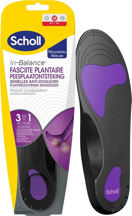 Scholl In-Balance Inlegzolen Peesplaatontsteking Zooltjes