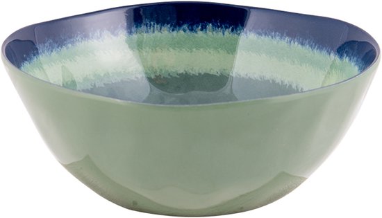 Bo-Camp - Servies - Halo - Blauw/Groen - 12 Stuks van Bo-Camp — afbeelding 2