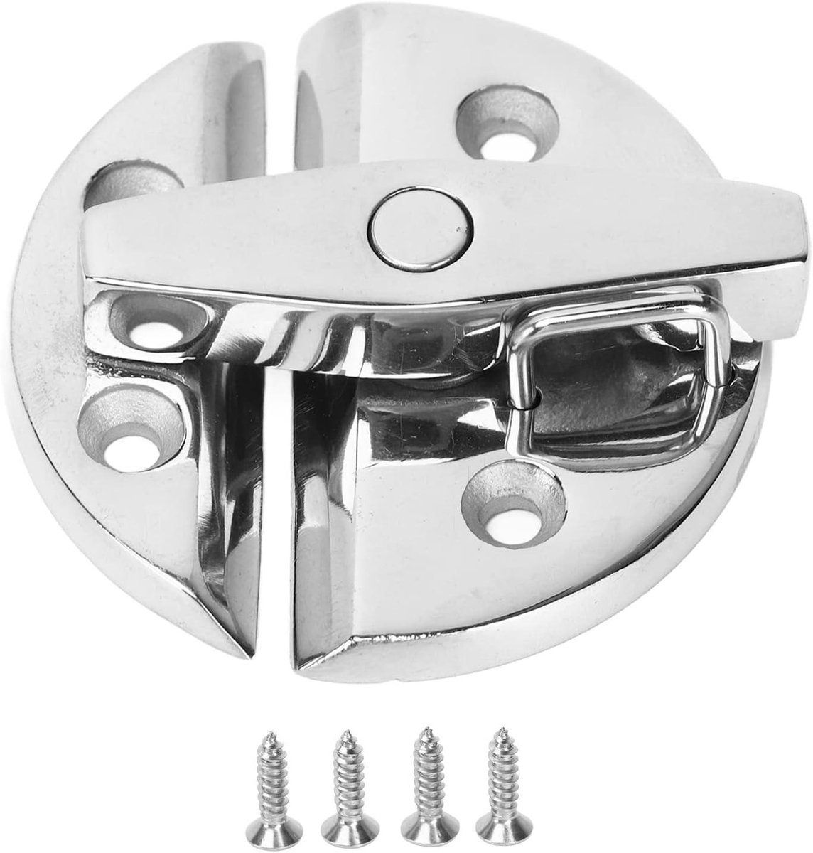Titel: Draaiknop Catch Latch RVS - Spiegelafwerking - Marine Grade - Boot Twist Latch