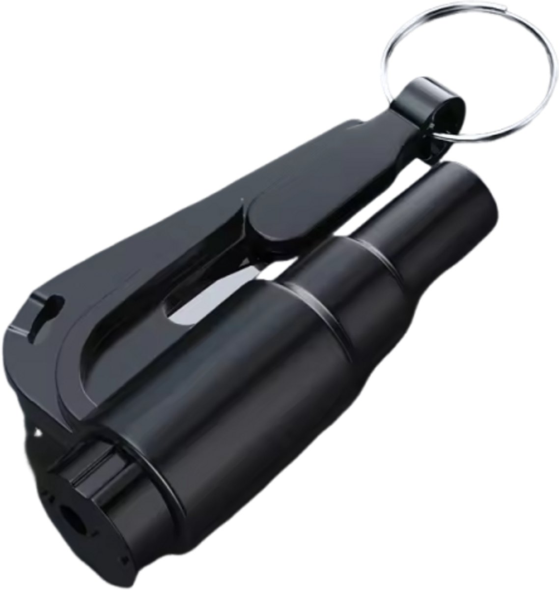 Luxevo Noodhamer - Sleutelhanger - Gordelsnijder - Zwart