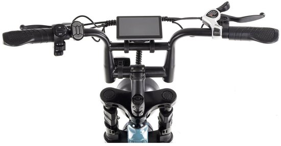 OUXI C80 Mini Fatbike - elektrische fiets 250W - compact - zwart van Ouxi — afbeelding 2