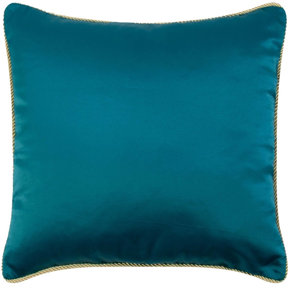 kussen satijn petrol 45x45cm