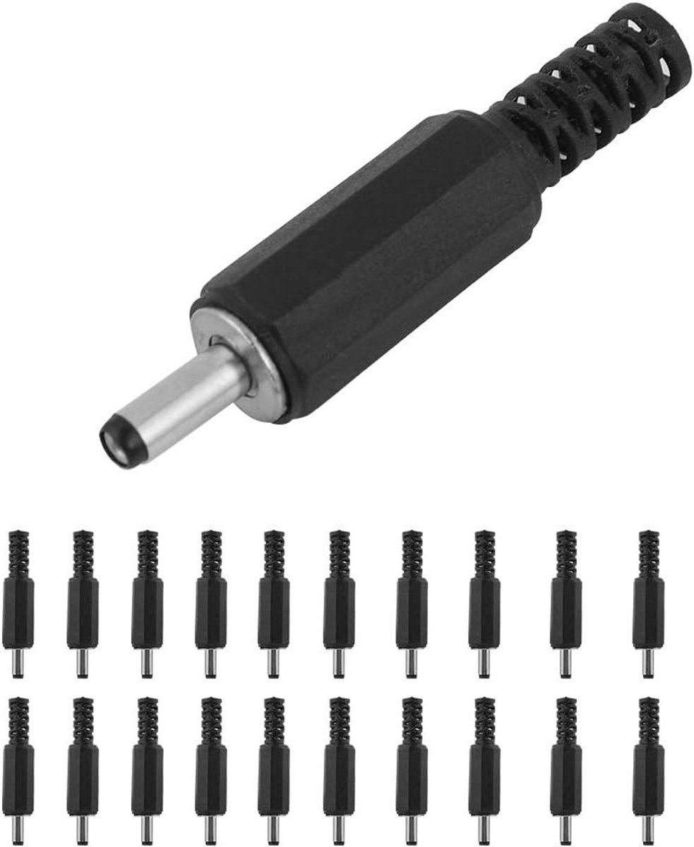 20 stuks 3.5mm x 1.35mm DC Safe Male Power Adapter Jack Plug
