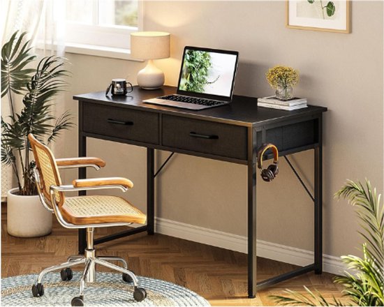 ODK Table de Jeu en Forme de L, Bureau de Jeu, Table de Jeu avec Coin