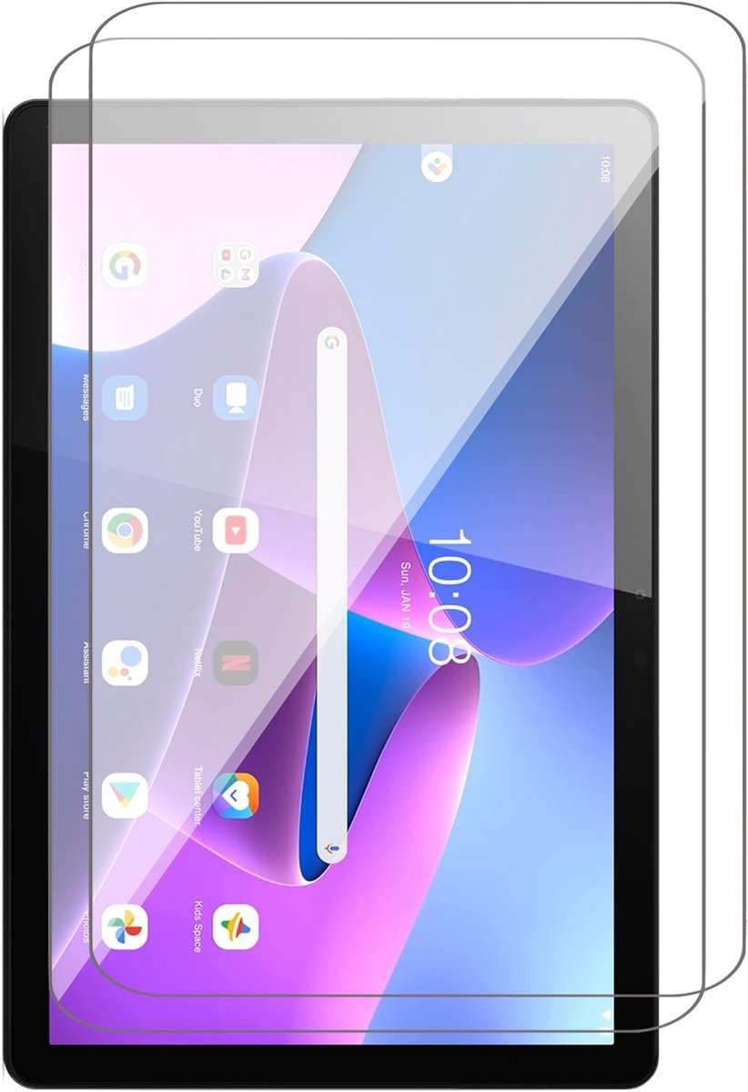 Screenprotector geschikt voor Lenovo Tab M10 - 2x Glas Screen Protector
