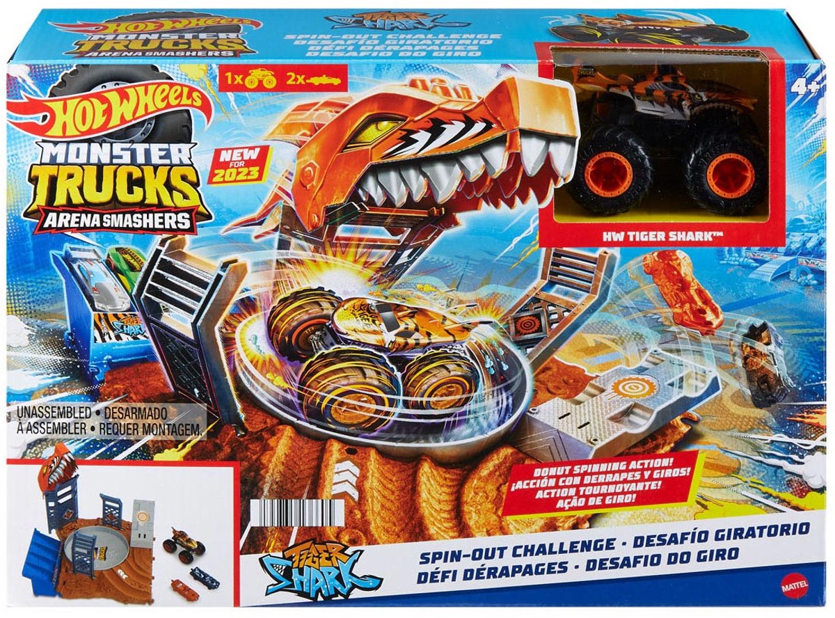 Hot Wheels Monster Trucks Arena Smash Spin-out Speelset