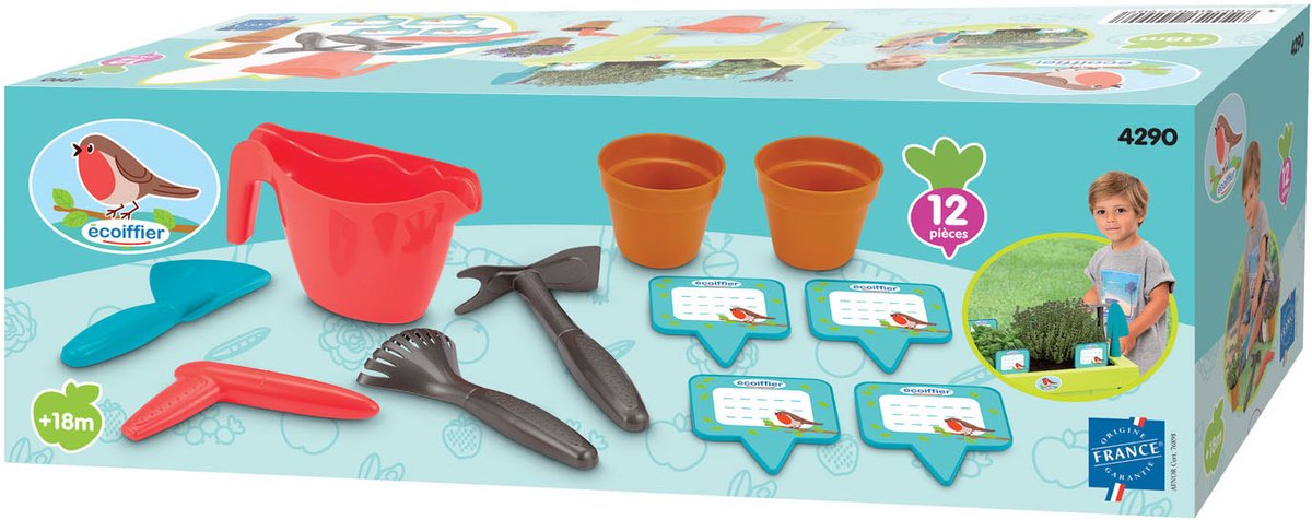 Ecoiffier Tuintafel voor kinderen, staande tuin