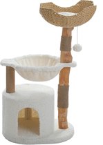 Kattenu PureWood - Houten krabpaal boomstam - krabpaal hout voor katten - krabpaal hout design - Hout krabpaal voor katten