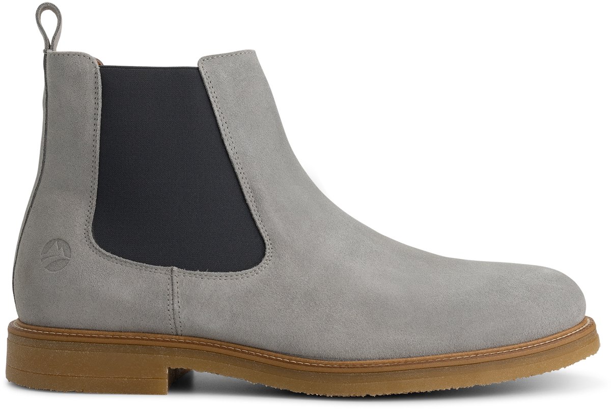 Travelin' Ealing Heren - Chelseaboot - Suede - Grijs