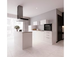 Apollo Keukens - Complete Moderne Keuken - Kook Eiland - Wit