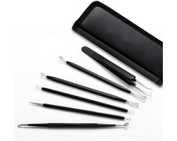 6-in-1 Blackhead Remover Tool Kit - Mee-eter Verwijderaar Gereedschap - Puistjes Verwijderaar Met…
