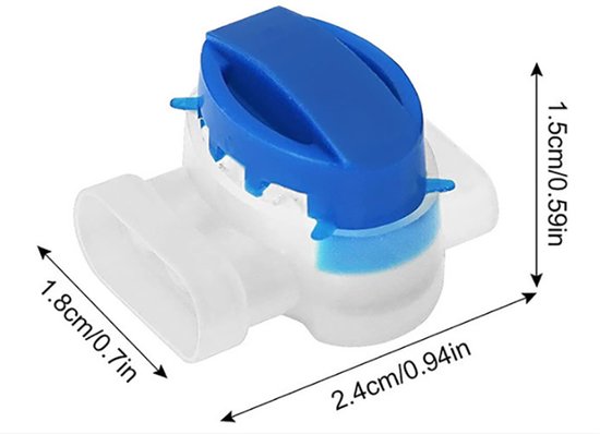 25 stuks Gel connector - kabelverbinder - draadverbinder voor robotmaaier perimeterdraad - begrenzingsdraad - model 314 - grasmaaier - waterdicht - knijpverbinders voor kabeluiteinden van Vladimir. — afbeelding 3
