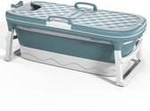 Simple Fix XL Opvouwbaar Bad 157 cm - Zitbad ook geschikt als IJsbad - Ligbad voor Volwassenen & Kinderen - Inklapbaar - Capaciteit 270L - Extra lang - Blauw