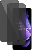 2 films de protection d'écran TechNow Private pour OPPO Reno 13 Pro - Protection d'écran en verre trempé - Privacy Proteqt+