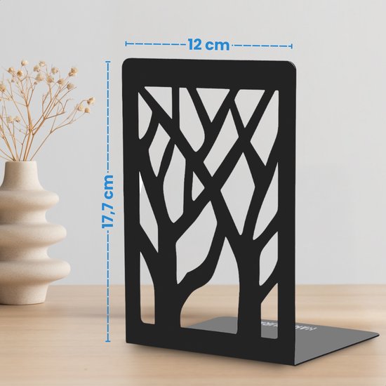 Hanamura Boekensteun - 2 sets - Stijlvol Ontwerp - Antislip Pootjes - Multifunctioneel Inzetbaar - Boekenstandaard