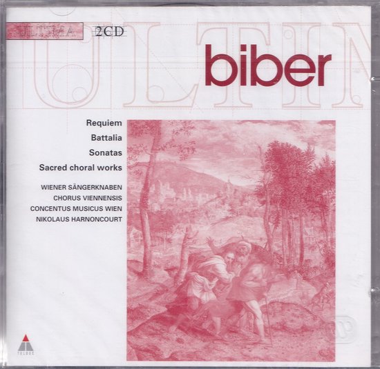 2CD Requiem, Battalia, Choral works, Sonatas - Heinrich Ignaz Franz von Biber - Wiener Sängerknaben, Chorus Viennensis en Concentus Musicus Wien o.l.v. Nikolaus Harnoncourt