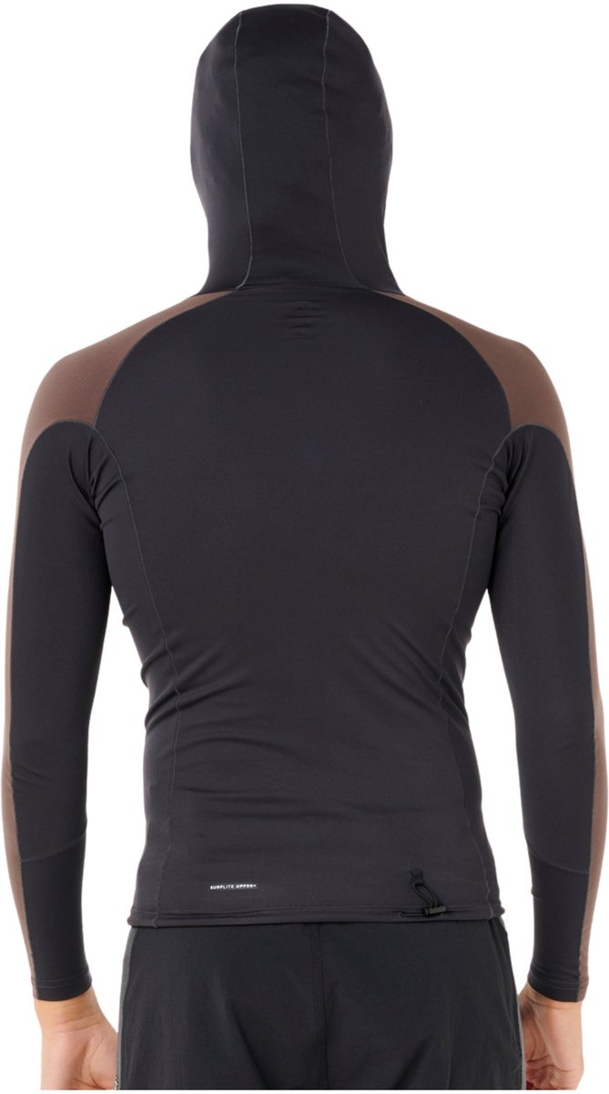 2025 Rip Curl Heren Search Perf Long Sleeve Hooded Lycra Vest -