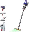 Dyson V15 Detect Fluffy - Steelstofzuiger - Nikkel/Blauw - 230 Air Watts - Hepa - Zachte vloerborstel
