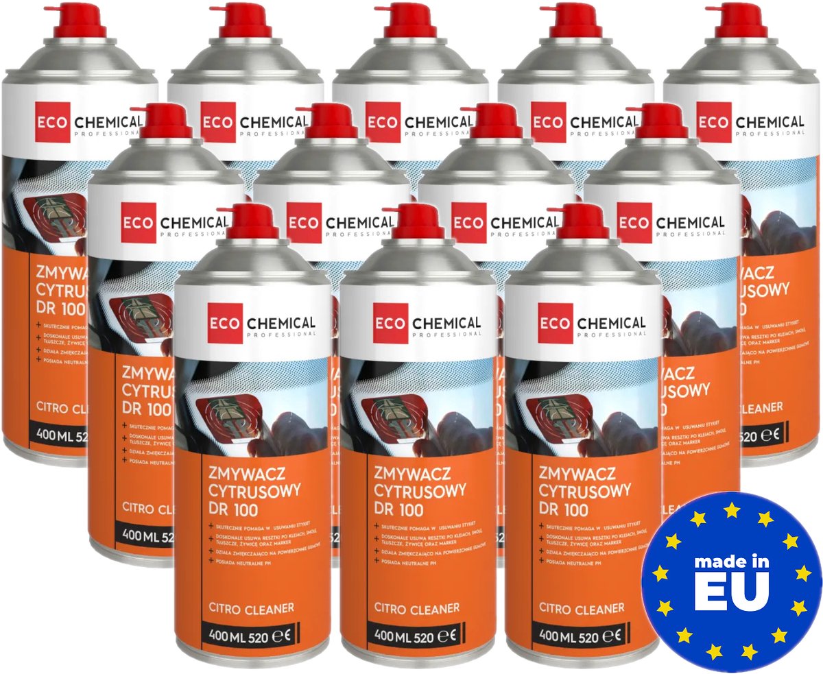 Kleefmiddel Verwijderaar Grootverpakking - 12-Pack Etiketten Oplossen Spray 400ml - Industriële Sticker Remover Voor Werkplaatsen