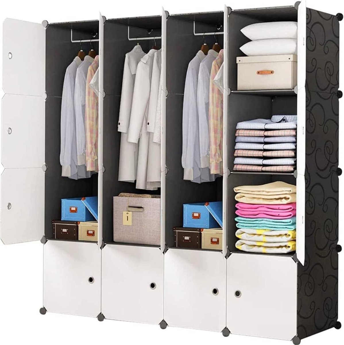 CRLYN® Dressing Kasten - Kledingkast - Kledingkasten Slaapkamer - Organizer
