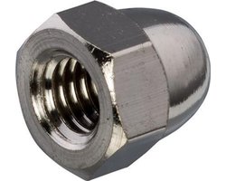 Dopmoer m12 rvs - 1 stuks- zeskant moer - A2 1587