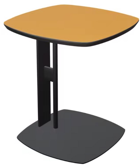 Uitschuifbare Witte matte lak eettafel 160-210cm U-vormig onderstel