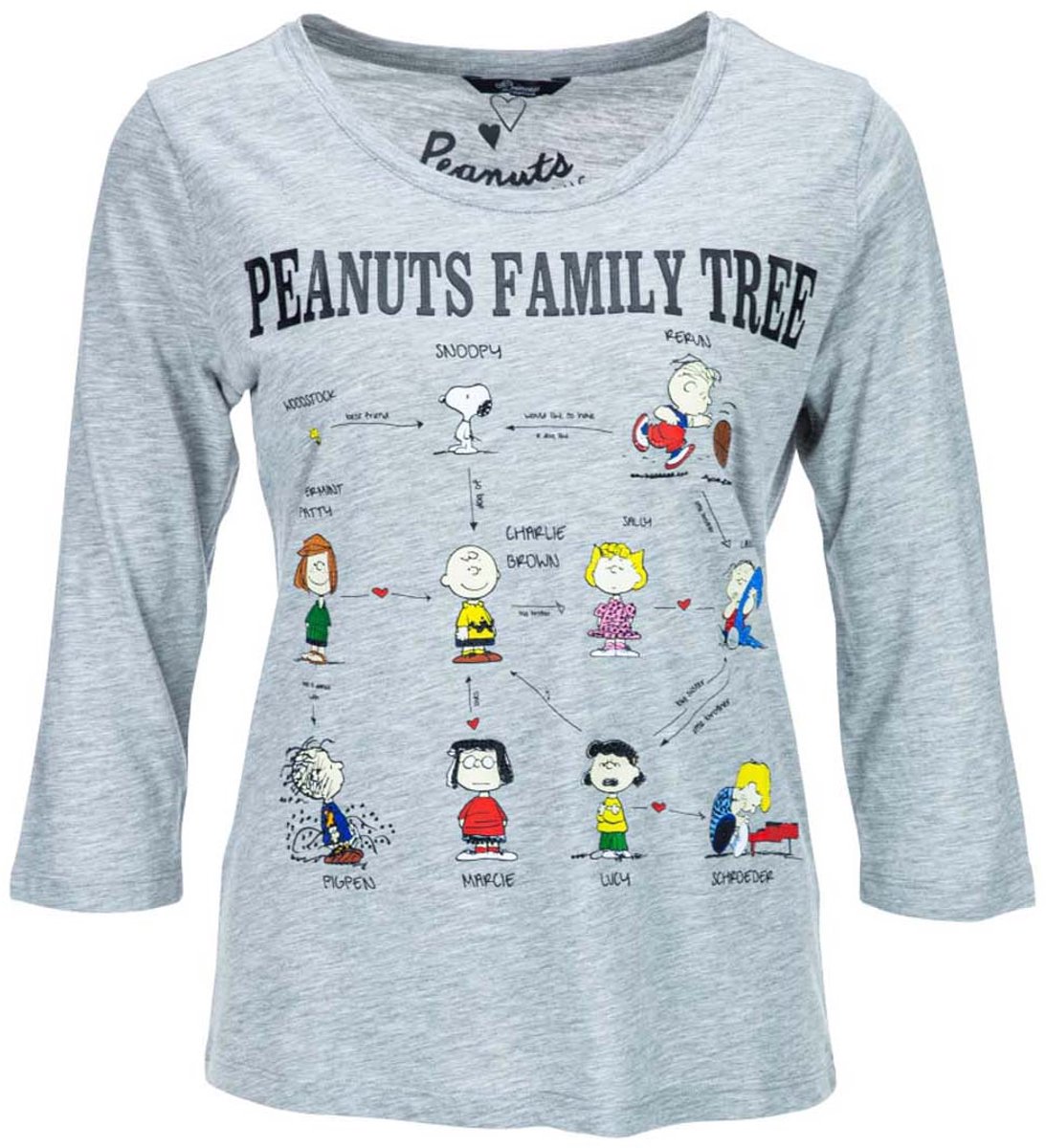 Princess goes Hollywood • t-shirt Peanuts family • maat 36
