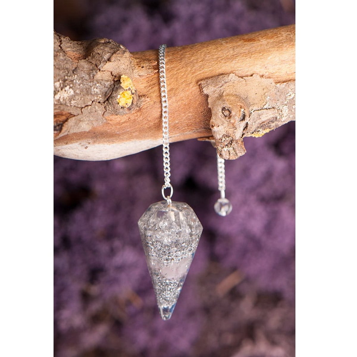 Pendel orgone rozenkwarts