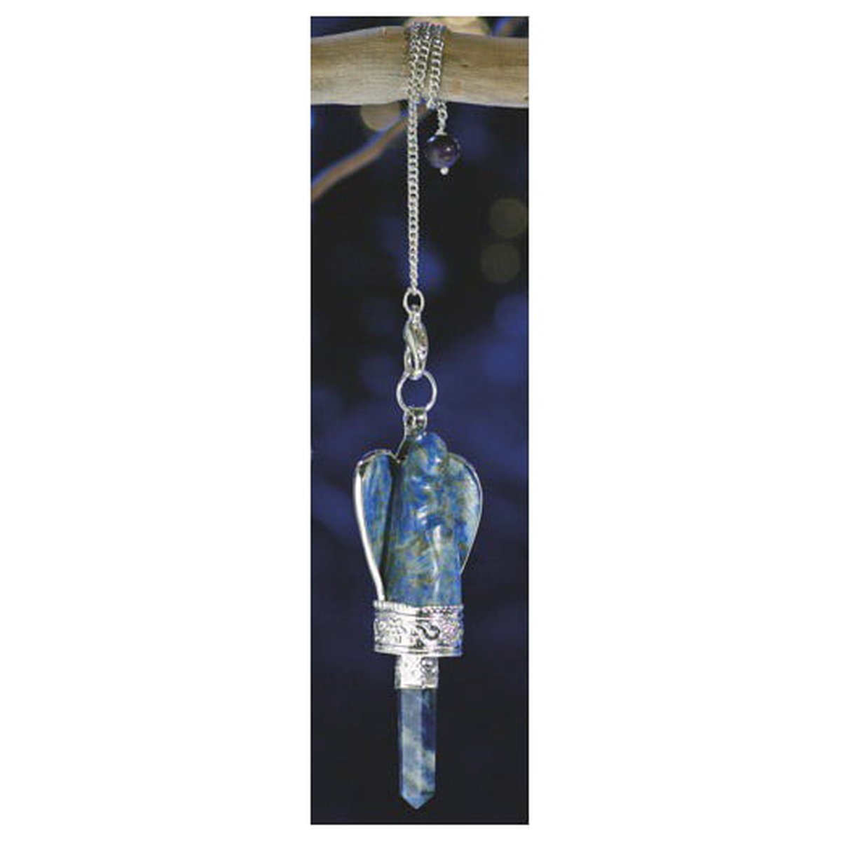 Lapis lazuli engel pendel