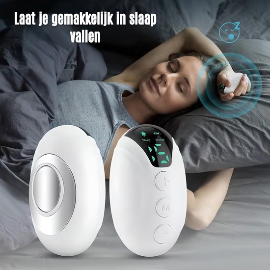 BlueTime - Aide au sommeil portable - Entraîneur du sommeil - Beter sommeil - Aide au sommeil pour adultes - Relaxant - Sommeil nocturne - Coach du sommeil - Sommeil - Anti-stress - Aidez-le à produire de la sératonine et de la Mélatonine