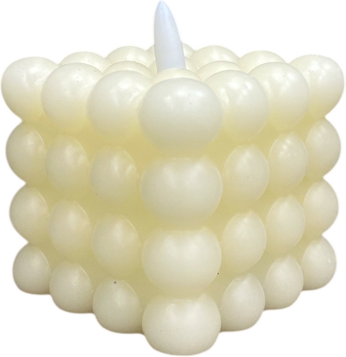 Countryfield - Led Kaars - Bubble - Creme -