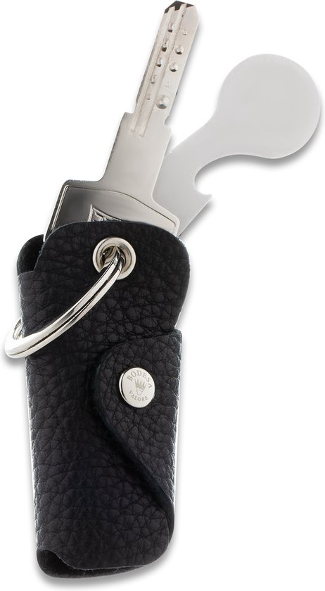 Étui à Clés Cuir Véritable Avec Décapsuleur - Organiseur 1 à 5 Clés - Porte-Clés Compact Et Élégant