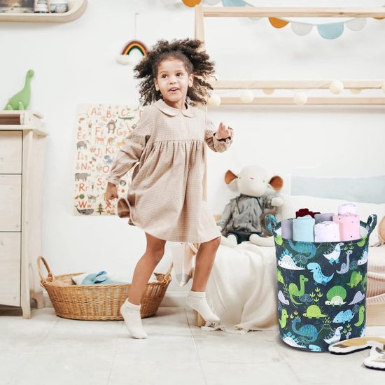 Twilight grote wasmand inklapbare wasmand met handgrepen, hoge