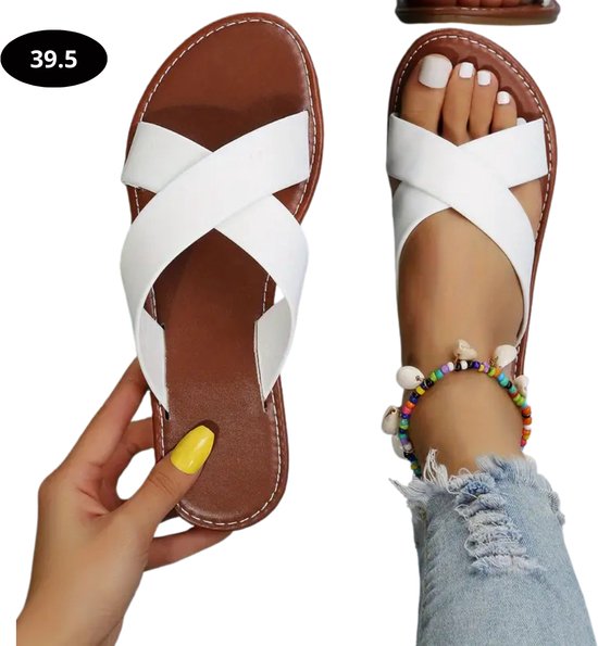 Tongs Bovista Slippers - Tongs - Confortables - Été - Wit 39,5