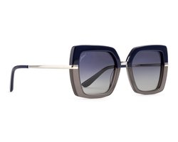 Jackie L Marseille ZO-0261B blauw-grijs acetaat – blauw-grijs dégradé polarised TAC – UV400