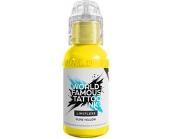 World Famous - Pure Yellow 30ml - Geel Tattoo Inkt