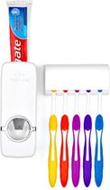 Porte-brosse à dents et distributeur automatique de dentifrice - Étui à brosse à dents suspendu