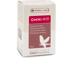 Omni-vit kweek & conditie - Omni-vit kweek & conditie 25 gram - Vogelvoer - Supplementen - Kweekbevordering