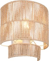 REALITY SATNA - Wandlamp - Wit mat - excl. 1x E27 4 W - Wandmontage - Geschikt voor vaste montage of stekker - Casalum