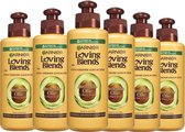 Garnier Loving Blends Avocado Olie & Shea Boter Leave-In Crème - Intens Voedend - Voor Zeer Droog, Golvend of Krullend Haar - 6x200 ml