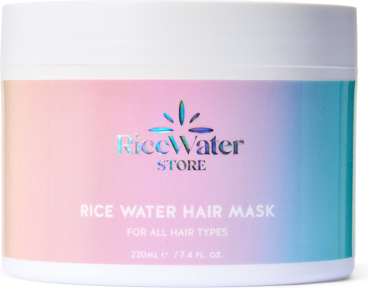 Bol.com Rice Water Store Haarmasker 220 ml – Rijstwater Hair Mask – Voor Droog & Beschadigd Haar – Ondersteunt Haargroei – Inten... aanbieding
